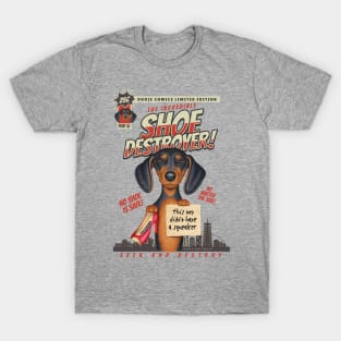 Funny Cute Doxie dog Dachshund Fur Baby Mom Dad Gift T-Shirt